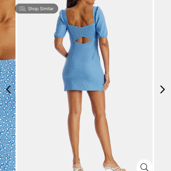 French Connection Elao Whisper Cutout Back Dress size 6 - Picture 4 of 4